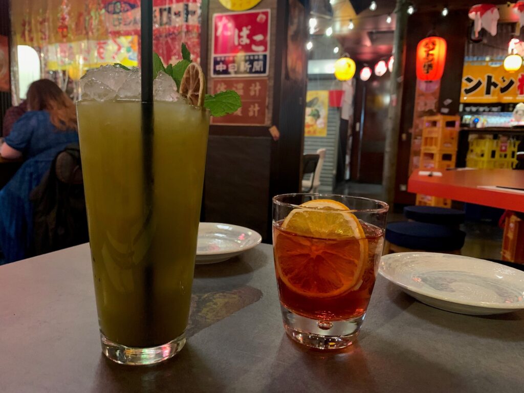 cocktails at Yokocho